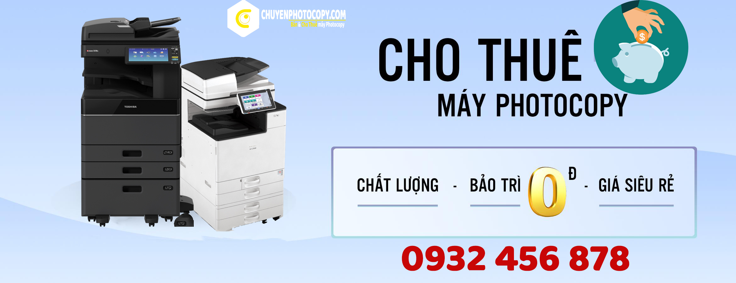 Bảng giá dịch vụ cho thuê máy photocopy giá rẻ