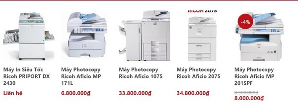 Cho thuê máy photocopy