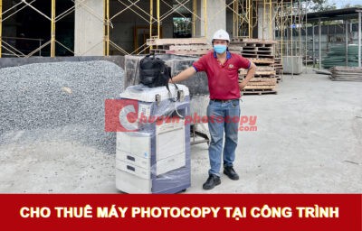 Cho thuê máy photocopy tại công trình xây dựng