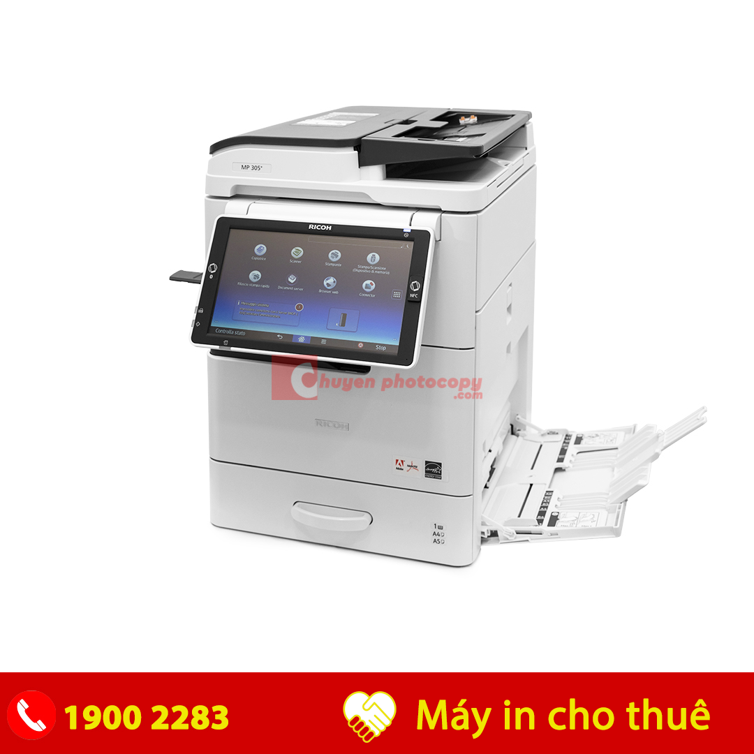 Cho thuê máy in đa chức năng khổ A3 Ricoh 305+