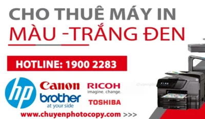 Dịch vụ cho thuê máy in