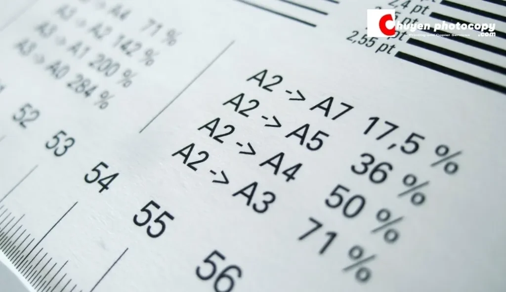 Chọn kích thước giấy phù hợp