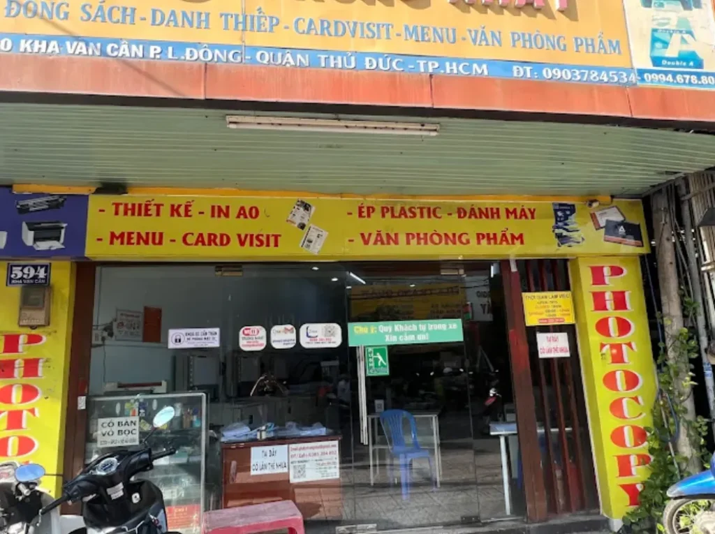 Danh sách các tiệm photocopy gần đây tại TP.Thủ Đức (Quận 2, Quận 9)