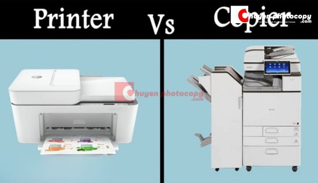 So sánh hiệu suất làm việc của máy in và photo mini