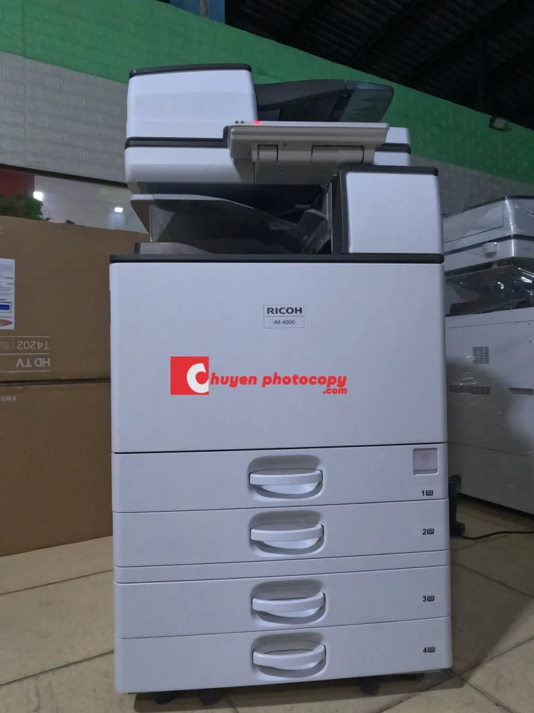 Thiết kế tổng quan máy photocopy Ricoh IM 6000