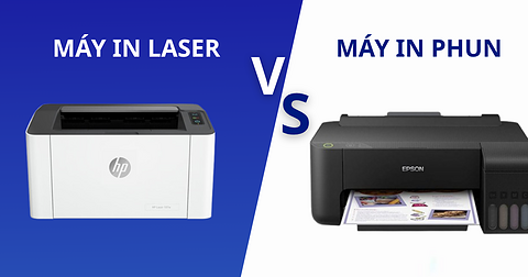 So sánh máy in phun và máy in laser